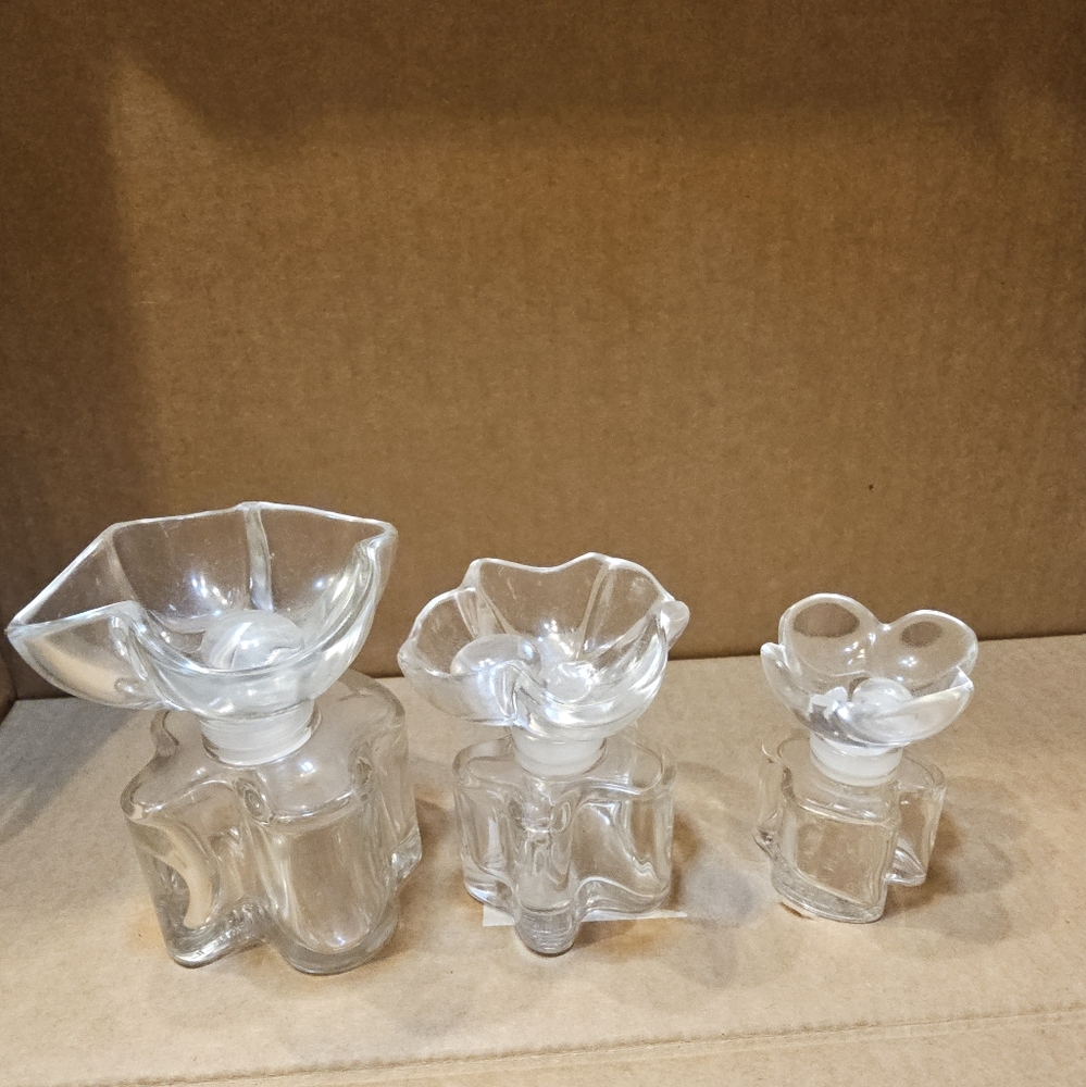 3 Vintage Oscar De La Renta Perfume Bottles
